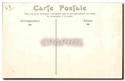 Biarritz — zachód słońca z wieży — ND Phot. — Rewers