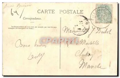 Eaux-Bonnes — Vista general tomada desde la Montaña Verde — Les Pyrénées Illustrées, n°425 — Reverso