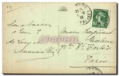 Biarritz - Os Banhos dos Port-Vieux e o Rocher de la Vierge — editor anônimo, n° 29 — Verso