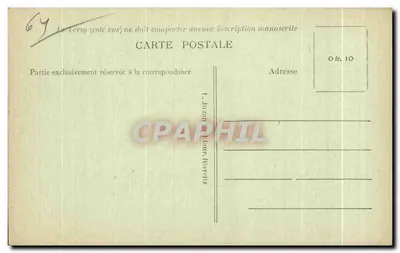 Biarritz — Entrada da Avenida Edouard VII e o Trem — Fanny — Verso