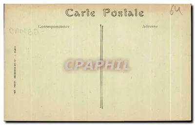 Les Buis — Casa « Arnaga » — CAMBO d'Edmond Roslaná, n°13 — Verso