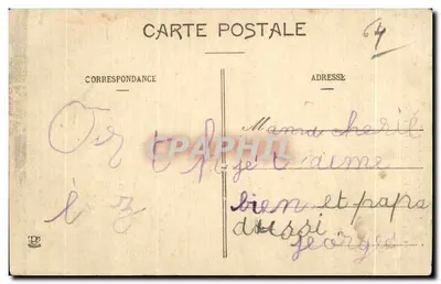 Orthez — Casa de Jeanne d'Albret — Fototipia Larouche-Tardes — Verso