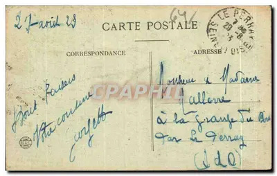 Guethary (Côte Basque) — Villas Basques — éditeur BR - 5038 — Verso