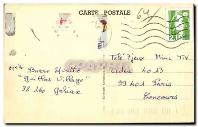 Camp de Ger (B.P.) — Ogólny widok kwater — Wydawnictwo Laporge — Rewers