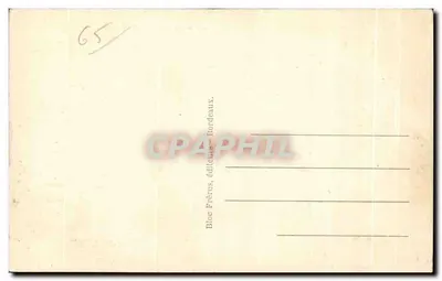 Cauterets — Avenue du Mamelon Vert — B.R. — Rewers