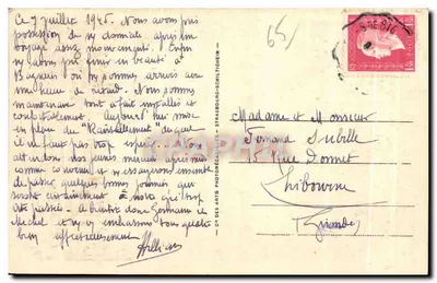 Bagnères-de-Bigorre — A Torre dos Jacobinos — Editor: Cî des Arts Photomécaniques — Verso