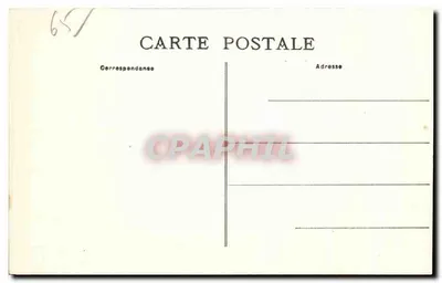 Route de Luz à Gavarnie, Gédre — La vieille Tour et l'Hôtel de la Grotte — Les Pyrénées — Verso