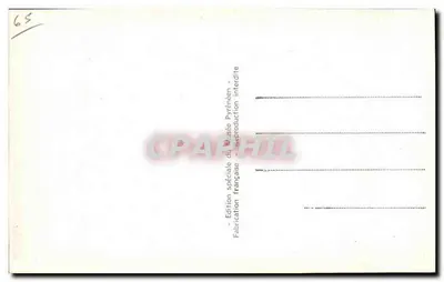 Lourdes — Zamek. Muzeum Pyrenajska. Pokój Fauny Pyrenajska — Rella, n° 3337 — Rewers