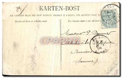 Quimper — Vista Geral — O Bispo — Quimper, Villard — Verso