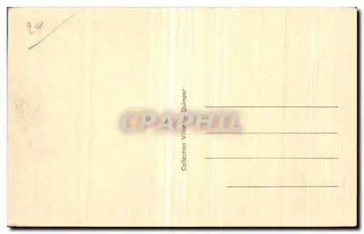 Quimper — Katedra, widok z Frugy — JOB Quimper N° 184 — Rewers