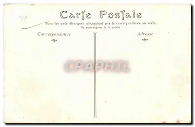 Trégastel-Primel (Finistère) — Les Chaises par gros temps — n° 737 — Verso