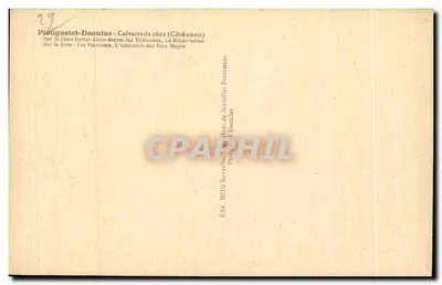 Plouagastel-Daoulas — Calvario del 1602 (Lato ovest) — Ed. Mille Kervella, Plouagastel-Daoulas — Verso