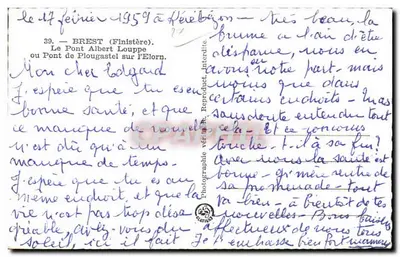 Most Albert Louppe — Plougasnou (Finistère) — wydawca nieznany, numer serii 39 — Rewers