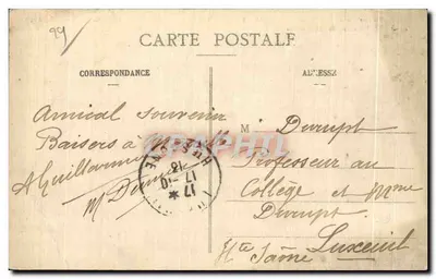 Rochers de l'Impératrice — Plougastral — G.B. - Alrededores de BREST — Reverso