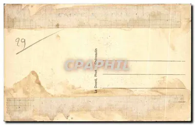 Bilhete postal antigo Pleyben Detalhes do Calvário (Lado Norte) — Verso