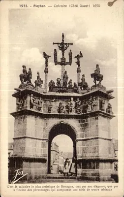 Pleyben — Calvário (Lado Oeste) — Fot. Le Doaré