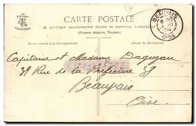 Morlaix - Dolna część schodów na Wielkiej ulicy — Zbiór A. Waron, St-Brieuc - Fot. Fougeré, Morlaix — Rewers