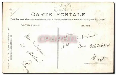 Morlaix - Ogólny widok dzielnic Saint-Melaine i Saint-Martin — Wydawca: Marke 'ÉTOILE', Paryż — Rewers