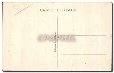 St-Thégonnec (Finistère) — O Portal da Igreja — Bilhete postal antigo N°10 — Verso
