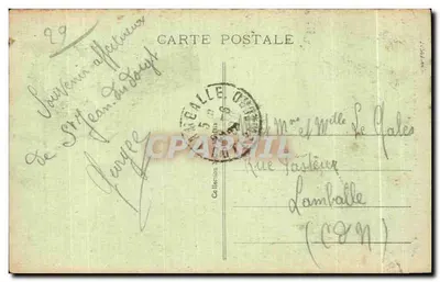 St-Jean-du-Doigt (Finistère) — A Fonte Milagrosa e o Calvário — editor desconhecido, n° 16 — Verso