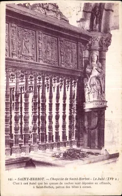 Saint-Herbot — Capela de Saint-Herbot, O Jubé (século XVI)