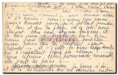 Fale uderzające w skały w Saint-Quentin-En-Mauges — wydawca Peulliot-Etang, nr 147 — Rewers