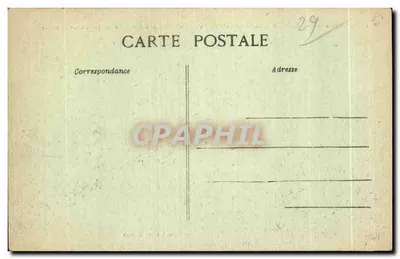 Penmarch — Skaliste miejsce, gdzie 8 października 1870 roku pięć ofiar zostało odniesione przez falę morską — Zbiór Var Don Quimper — Rewers