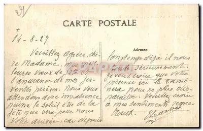 Saint-Guénolé-Pennarch — I Grandi Remous della Barre — Collezione Viraux, Quimper — Verso