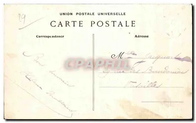 Ponta de Penmarch — Baía da Torche — Estudo de Lames por Tempestade — Coleção Villard Quimper — Verso