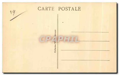 Penmarc'h - Een Storm op de Rocher du Moine — Collectie Viller Quimper, n°276 — Achterkant