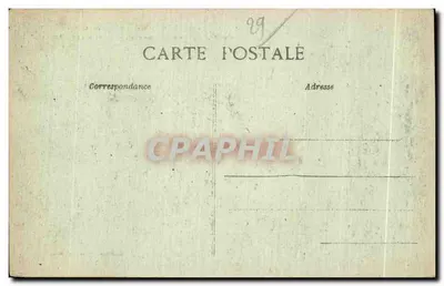 Saint-Guénolé-Penmarch — Widok fali przechodzącej przez skały w Trou de l'Enter — Villarn (wydawca) — Rewers