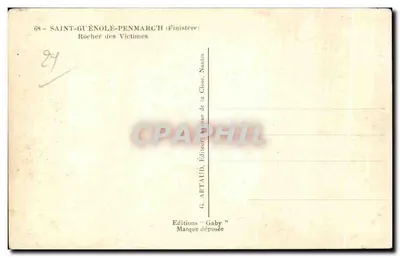 Saint-Guénolé-Penmarc'h — Rocher des Victimes — Ediciones Gaby — Reverso