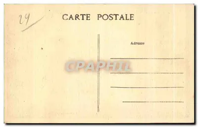 Penmarc'h — Os Rochos de Saint-Guénolé, onde foram levadas as cinco vítimas em 8 de Outubro de 1870 — Coleção Villard, Quimper — Verso