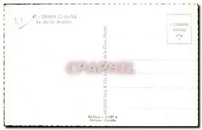 El Jardín Inglés — Dinan (C.-du-N.) — Éditions Gaby — Reverso