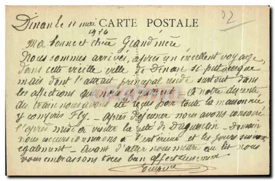 Dinan - Porta Jerzual — wydawca anonimowy, n° 44 — Rewers