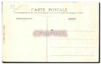 Dinan - O Viaduto e as Rochas — H. Le Maillot, editor, n° 1131 — Verso