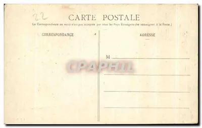 Dinan - Castelo da Duquesa Anne — editor J.R.D., n° 122 — Verso
