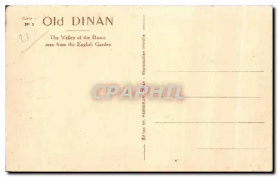 Dinan — Dolina Rance — Widok z Angielskiego Ogrodu — Rewers