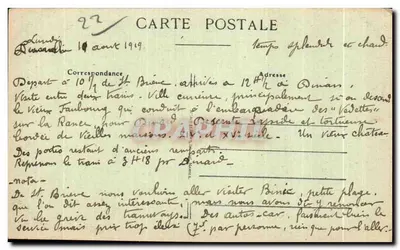 Dinan — La Porte du Jerzual — Najstarsza brama miasta prowadząca do gotyckiego mostu Rance — Rewers