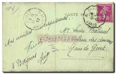 Château-Regnault — Entrada do Ermitério — editor desconhecido, n° 472 — Verso