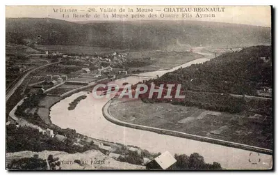 Arlon - Vale da Meuse — Château-Regnault — A Curva da Meuse vista pelos Quatro Filhos Aymon — Ed. Au Pachit