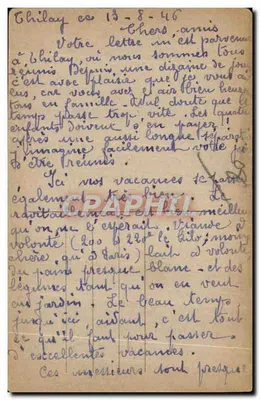 A Rocha dos 7 Villages e os 4 Filhos Aymon na mar de nuvens — Monthermé-Château-Regnault-Bogny (Ardennes) — Cliché Deloche — Verso