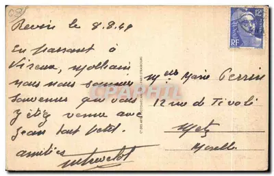 Château Regnault - Gare de Montthermé - Les 4 fils Aymon - Le Pont et la Meuse — Verso