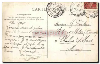Castello-Renaud — I Quattro Figli di Aymon e il Tunnel — J. Winding, Allit, Charleville — Verso