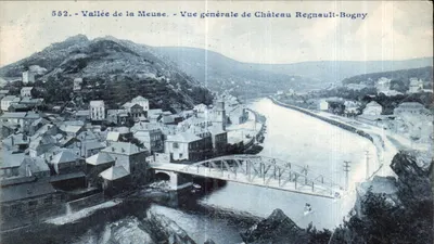 Valee da Meuse — Vista geral do Castelo Regnault-Bogny — Editor não identificado, n° 552