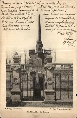 Bazeilles — A Cripta — Père Van Praet, Charleville