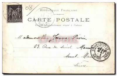 Bazeilles — a Cripta no Cemitério — Fotógrafo Rouxle-Duvart — Reims — Verso