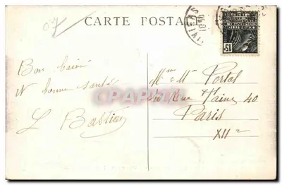 Rochemaure (Ardèche) — Ogólny widok z mostu — Nowe Galerie - Cliché Louis Lang — Rewers