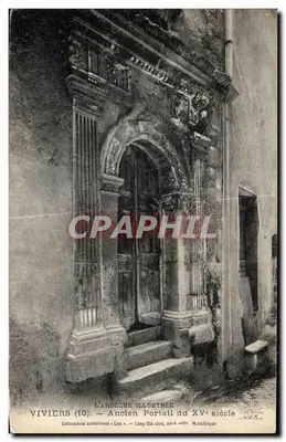Viviers (10) — Velho Portal do Século XV — L'ARDÈCHE ILLUSTRÉE, Lang filho mais velho, fot. M. Mollinar