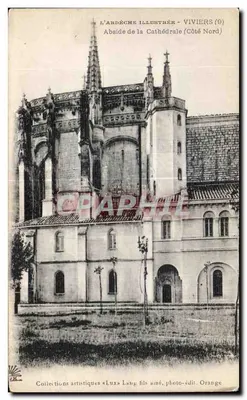 Viviers (07) - Abside da Catedral (Lado Norte) — L'ARDÈCHE ILLUSTRÉE, Coleções artísticas « Lux » Lamy filho, foto-editora Orange